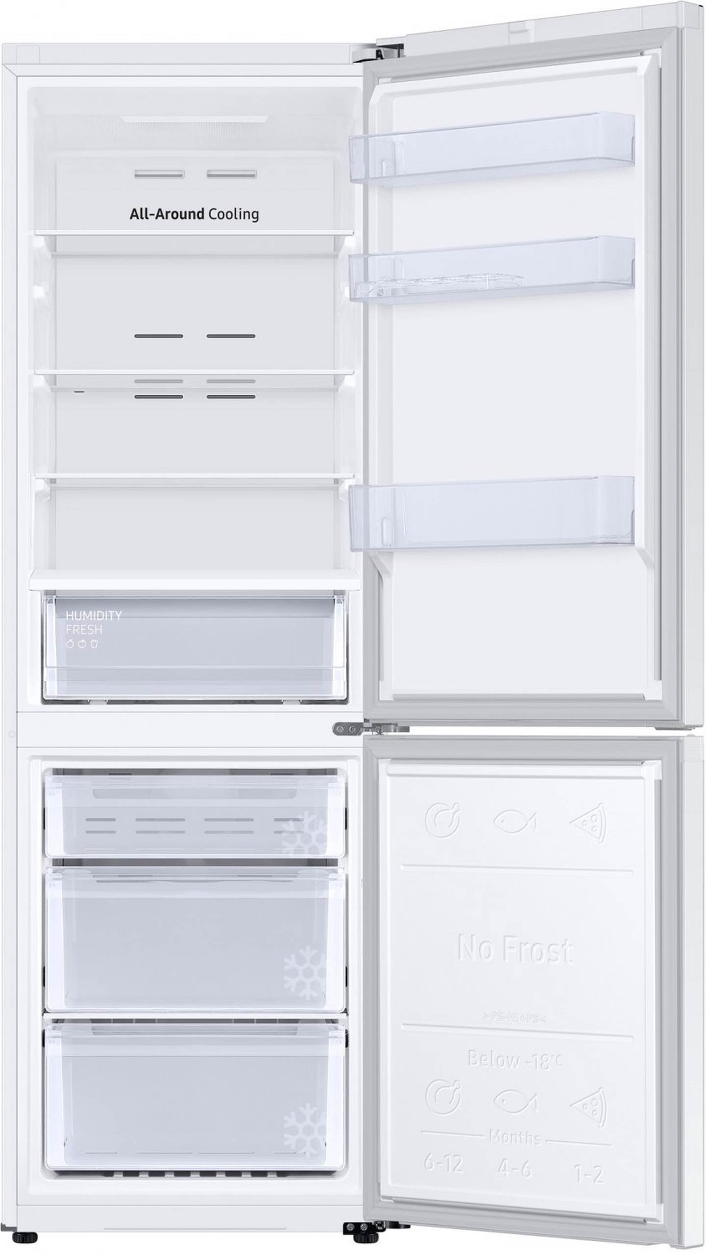 Šaldytuvas SAMSUNG RB34C670EWW/EF, 185 cm, baltas - 3