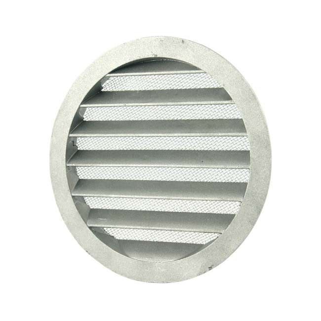 Aliuminio ventiliacijos grotelės MRA160, DN160, apvalios