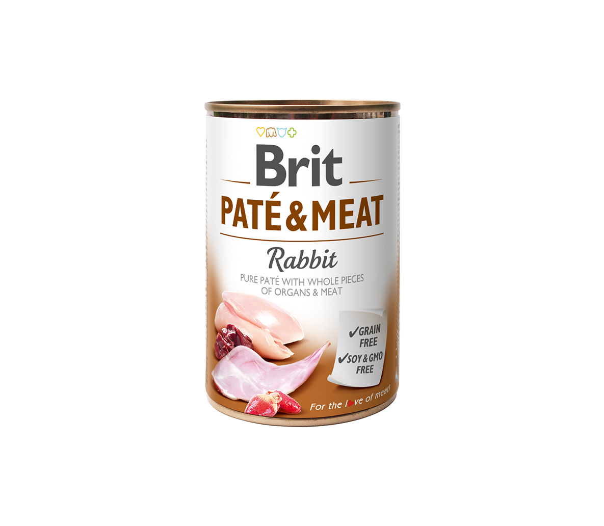 Konservuotas ėdalas šunims Brit Care Rabbit Pate&Meat, 400 g