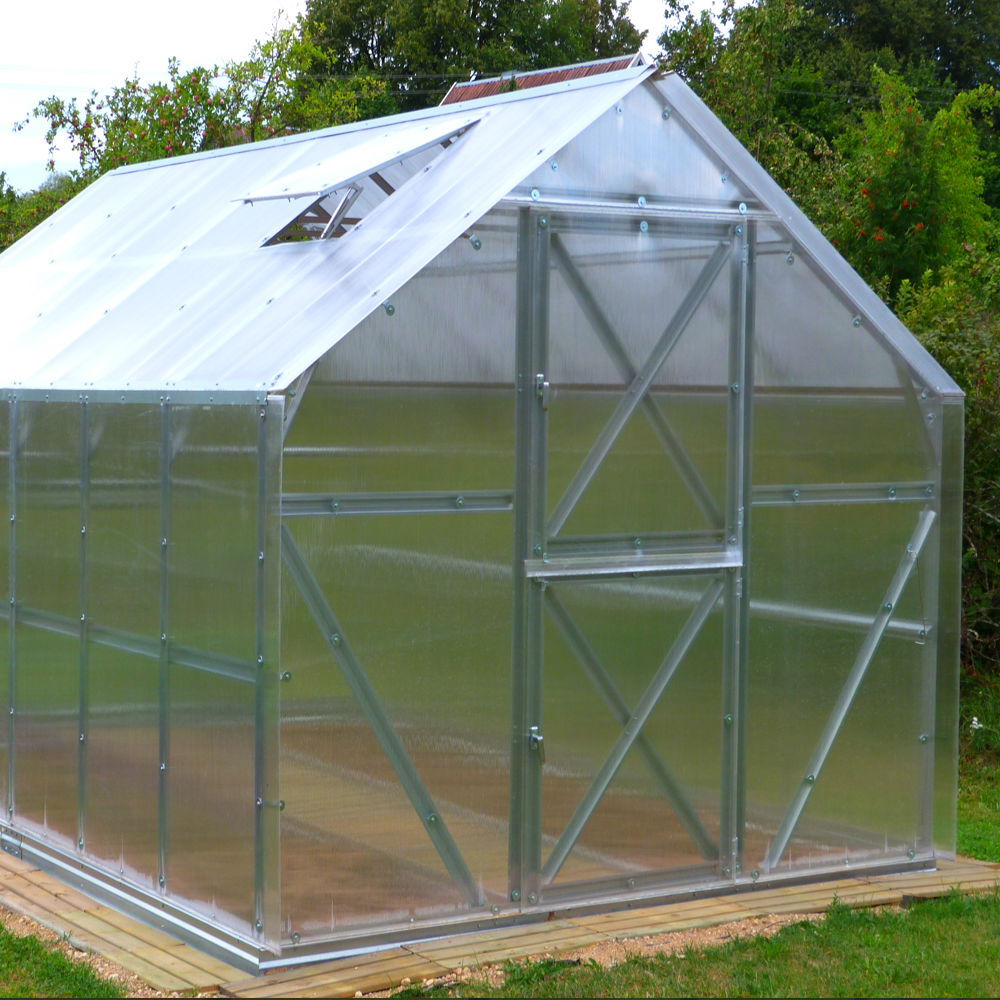 Šiltnamis GASPADINĖ 264 x 600 cm, polikarbonatas 6 mm - ermitazas.lt