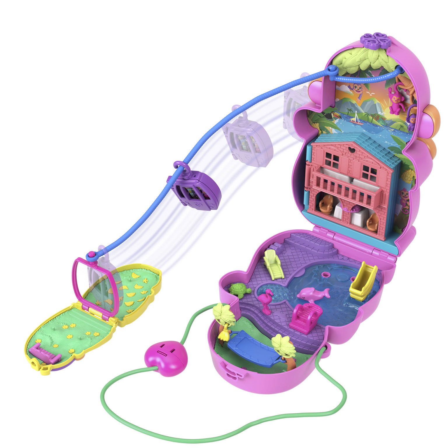 Polly Pocket beždžionėlės pramogų rinkinys - 4