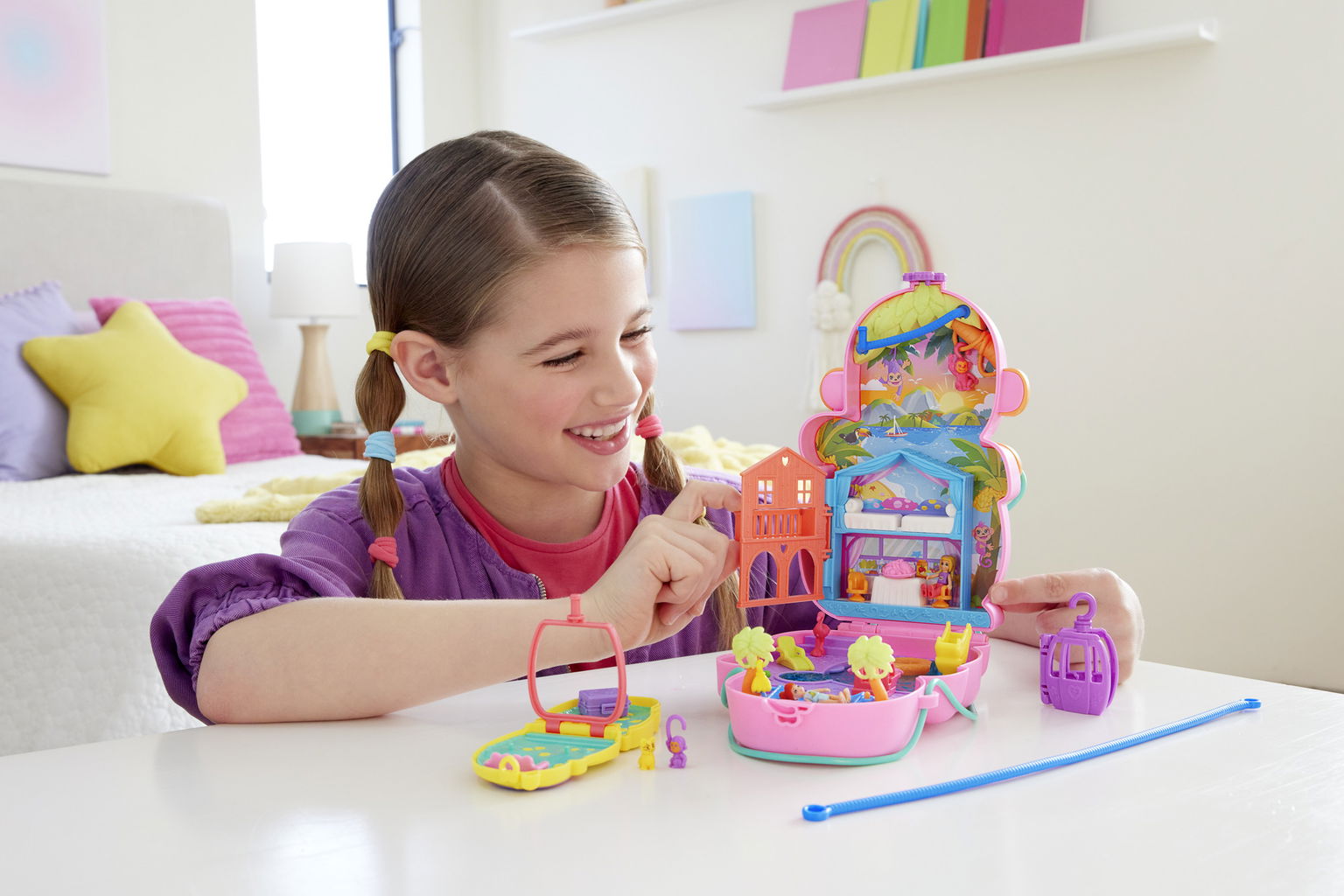 Polly Pocket beždžionėlės pramogų rinkinys - 2