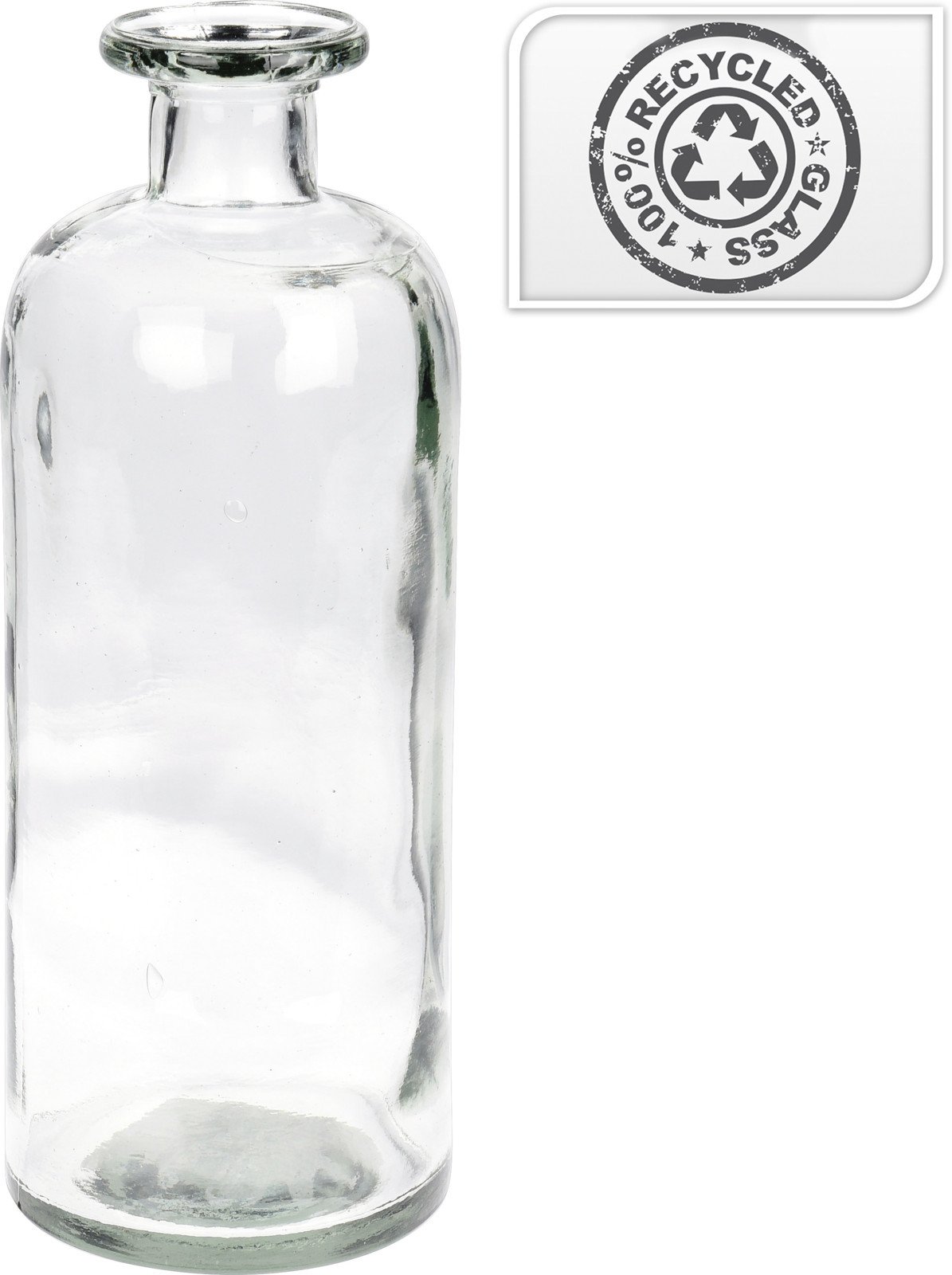 Dekoratyvinis stiklo butelys, 1,5 l