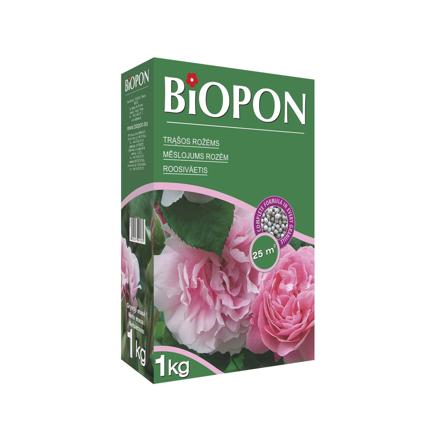 Rožių trąšų granulės BIOPON, 1 kg-0