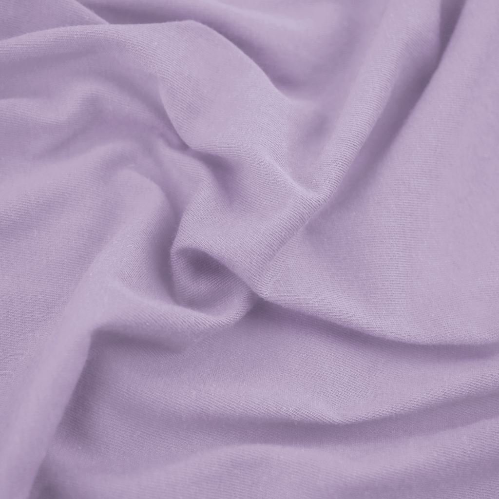 Jersey paklodė su guma Decoking AMBER Lilac, 200x220 cm - 4