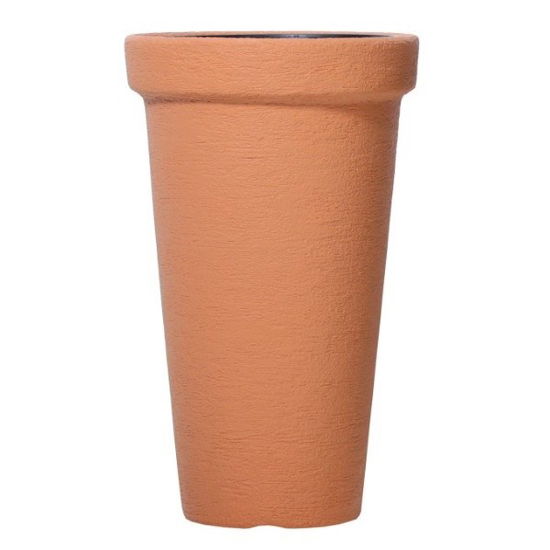 Plastikinis vazonas CLASSIC TOWER, su įdėklu, terakotos sp., 40 x 63 cm-0