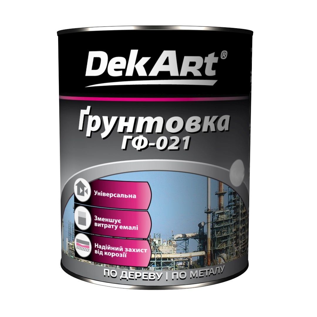 Metalo gruntas DEKART GF-021, raudonai rudos sp., 2,8 kg-0