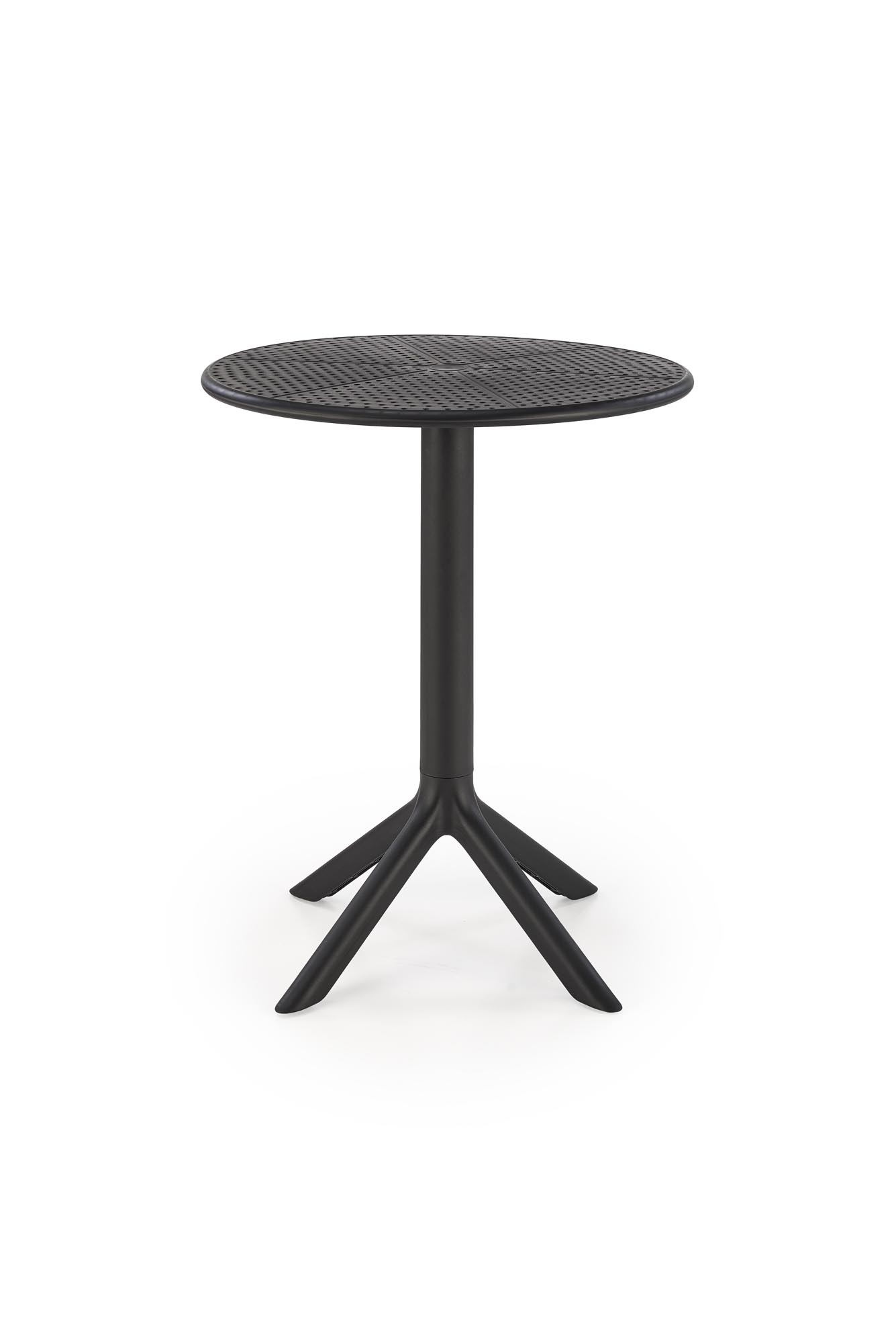 Lauko stalas CALVO, 60x60x72 cm, juodas-0