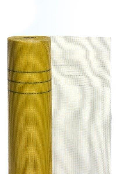 Armavimo tinklelis FORTEX, geltonos sp., 160 g/m2, 1,0 x 10 m