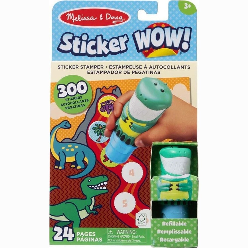Veiklos knygelė MELISSA & DOUG STICKER WOW!, CDU-0