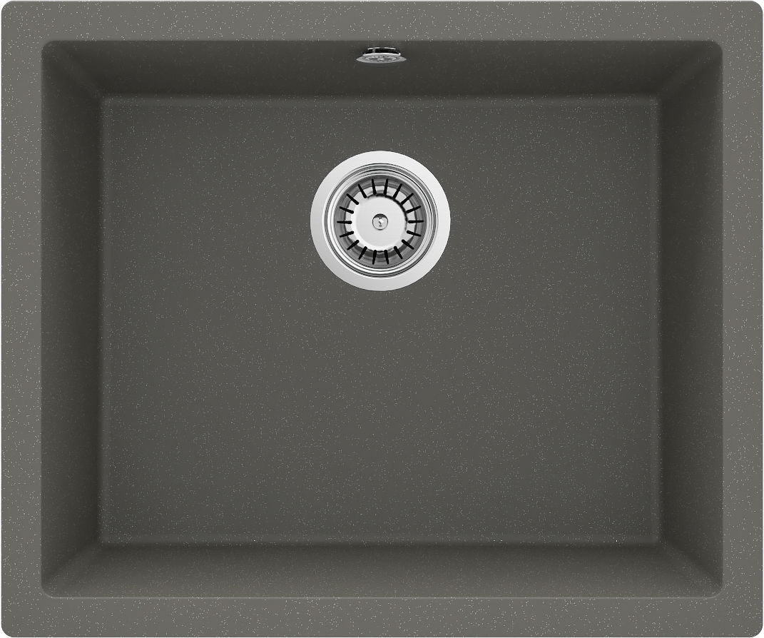 Deante granitinė virtuvinė plautuvė Deante Corda Flush ZQA T10F, Anthracite - 1