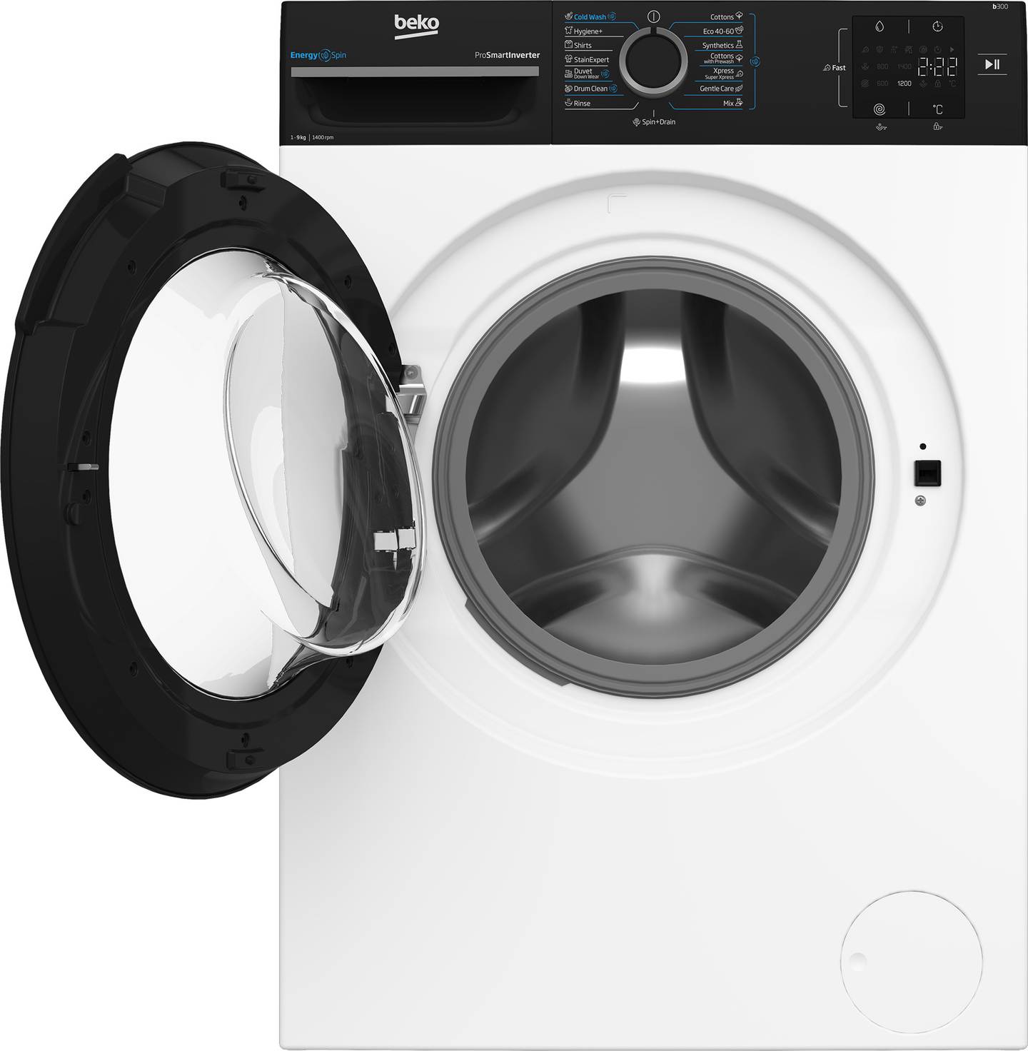 Skalbyklė BEKO BM3WFSU39413WPBB1, 9 kg - 3