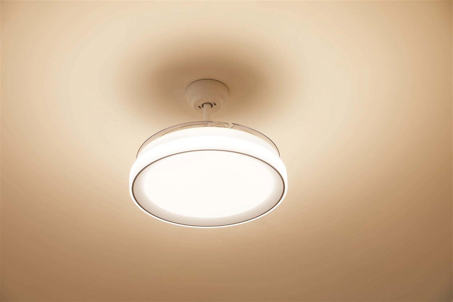 Lubinis LED šviestuvas-ventiliatorius PHILIPS BLISS, 45W, 3000-5500K, 4500lm, balt., su pultu, Ø51cm - 1