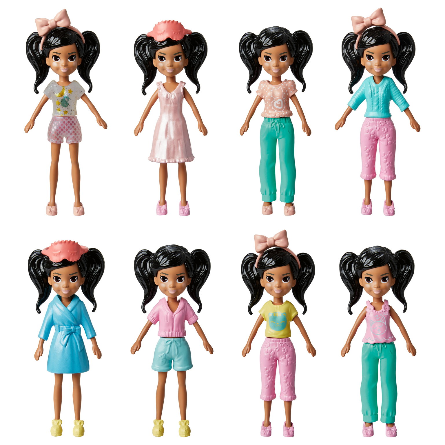 Polly Pocket vidutinio dydžio lėlės mados rinkinys, įvairių dizainų - 7