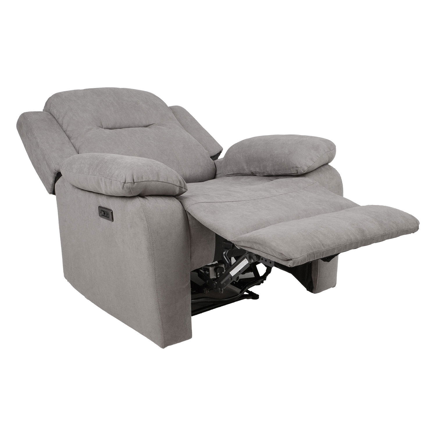 Fotelis LOWRI su elektriniu mechanizmu, pilkas - 2