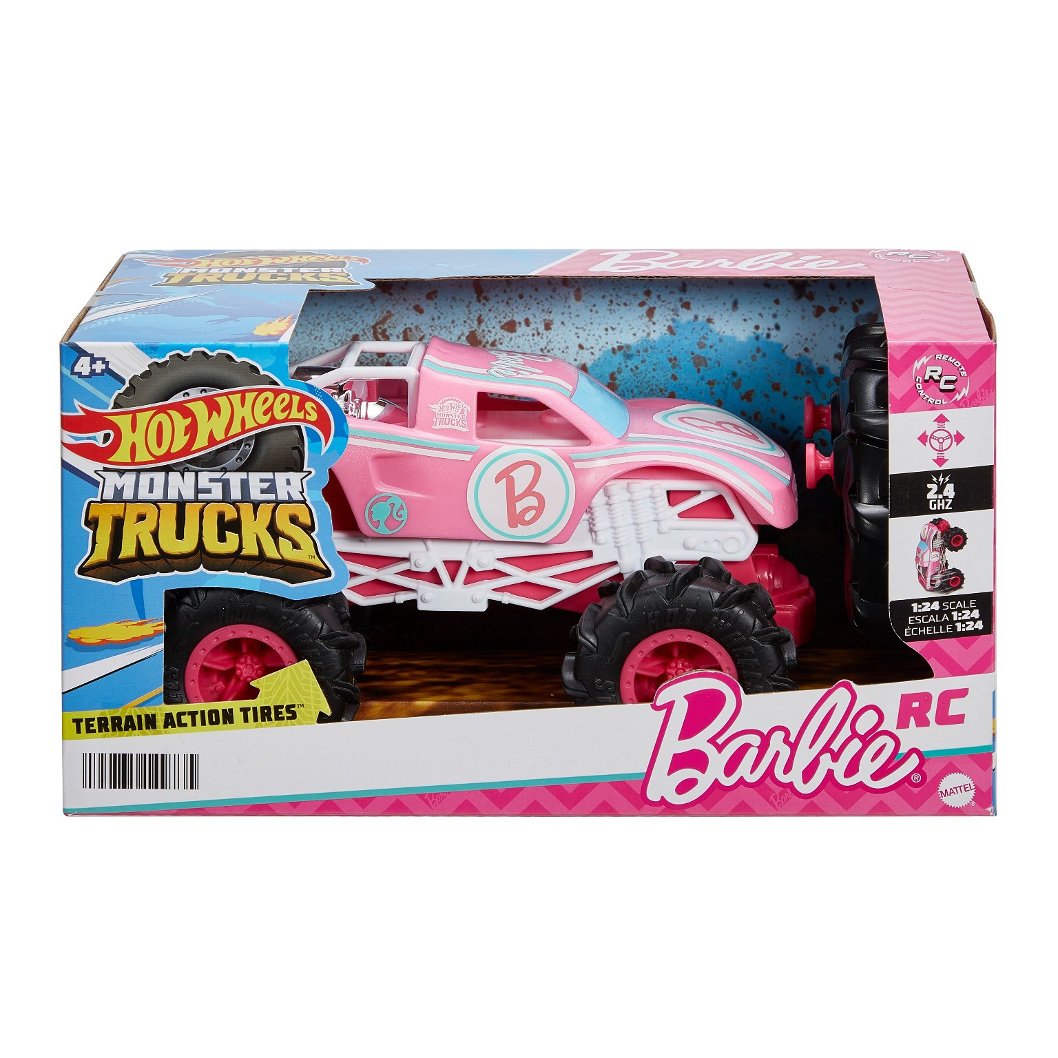 „Hot Wheels“ RC automodelis Barbie - 3