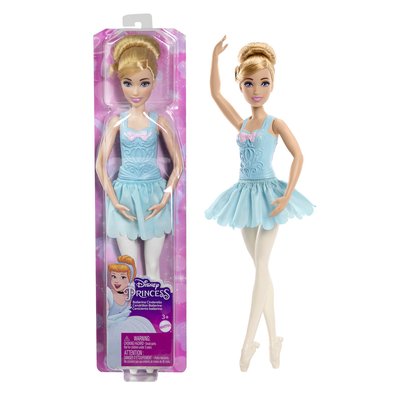 Lėlė balerina Disney Princess Pelenė-0