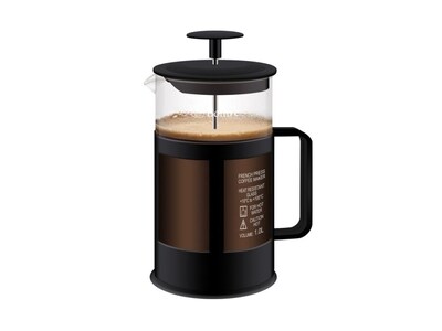 Kavinukas BOLLIRE French Press, juodos sp., 1 l-0