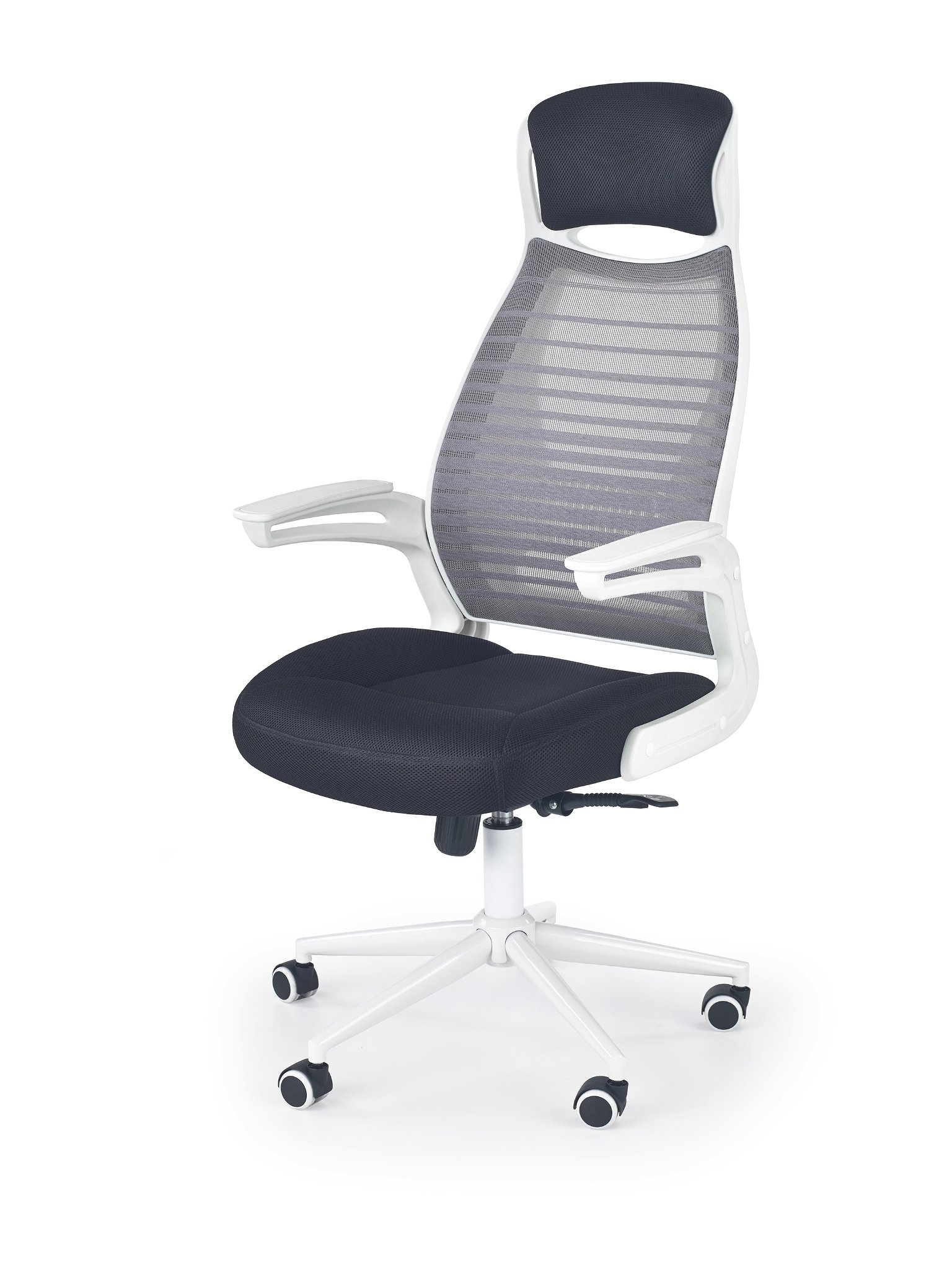 Biuro kėdė FRANKLIN, balta/pilka