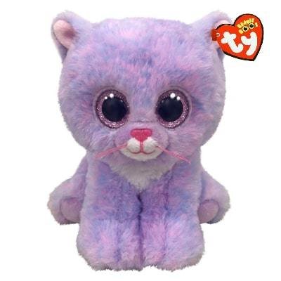 Pliušinė katė TY CASSIDY, violetinės sp., 15,5 cm