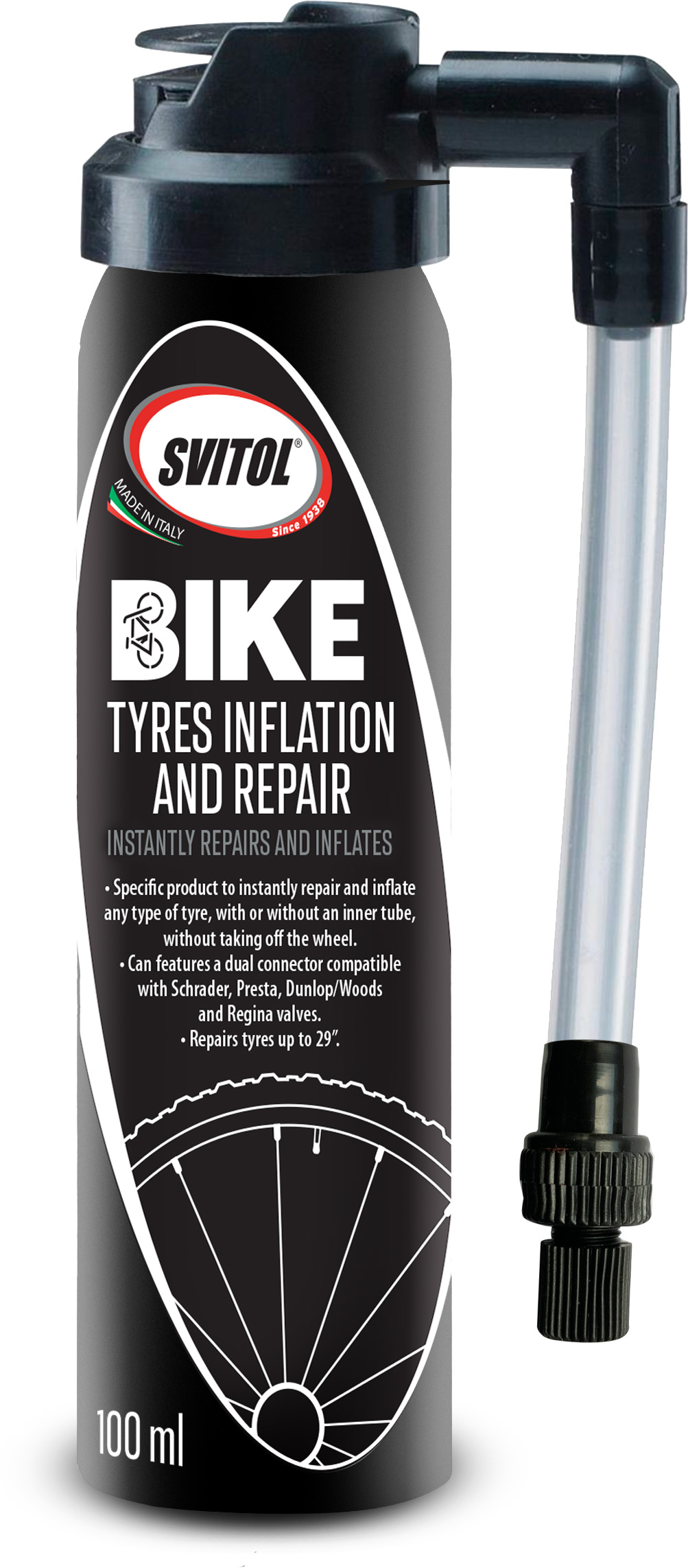 Dviračio padangų sandariklis SVITOL, 100 ml-0