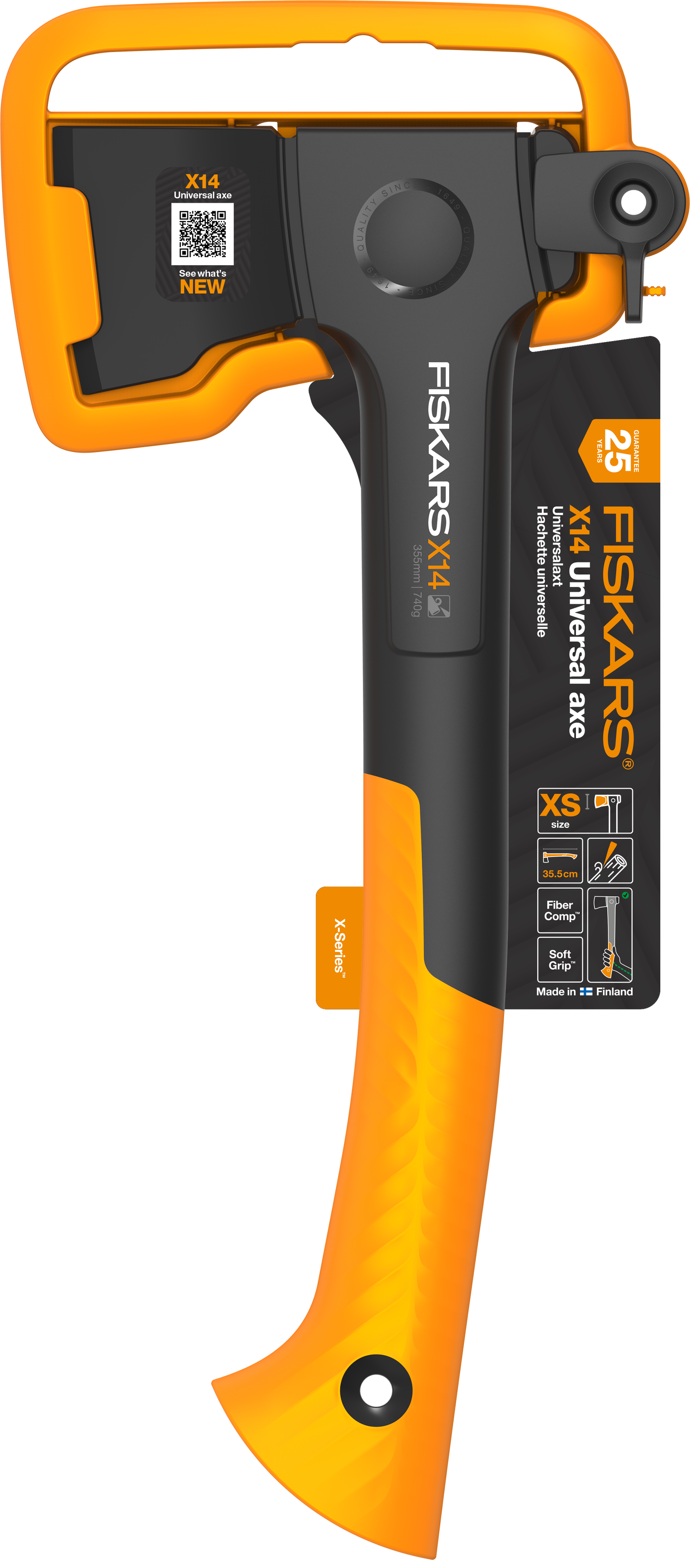 Kirvis FISKARS X14-XS, 38 cm, 0,8 kg-0