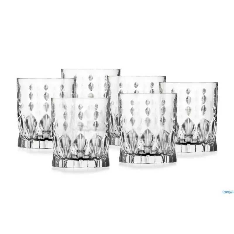 Krištolinės viskio taurės RCR MARILYN, 320 ml, 6 vnt.-0