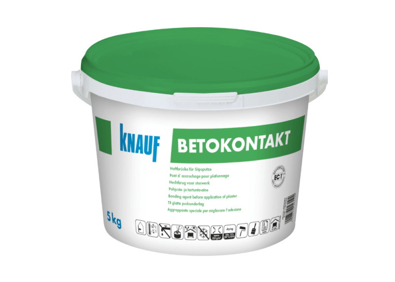 Neįgeriančių paviršių gruntas KNAUF BETOKONTAKT, 5 kg-0