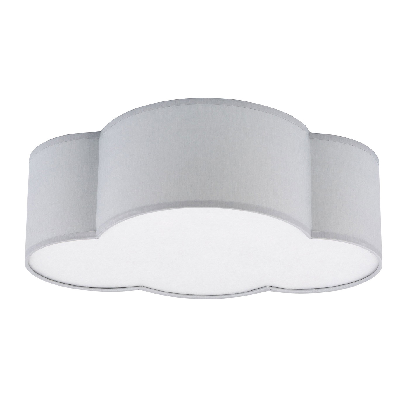Vaikiškas lubinis šviestuvas TK LIGHTING CLOUD 2, 2xE27, LED 15W, pilkas-0