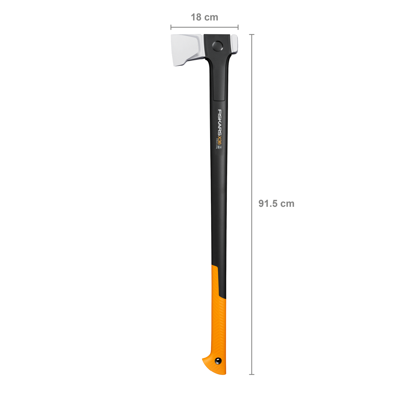 Kirvis FISKARS X36-L, stiklo pluošto kotas, skaldymo, 95 cm, 2,51 kg - 5