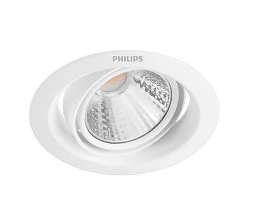 Įleidžiamas LED šviestuvas PHILIPS POMERON SCENE SWITCH, 5 W, 4000 K, 350 lm, dimeriuojamas Ø9 cm - 2