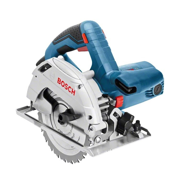 Elektrinis diskinis pjūklas BOSCH GKS 165, 1100 W, 165 x 20 mm-0