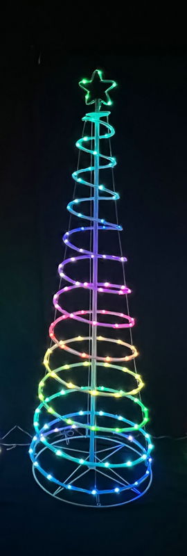 El. dekoracija SPIRAL TREE, IP44, 135 LED, 10W, 5V-2