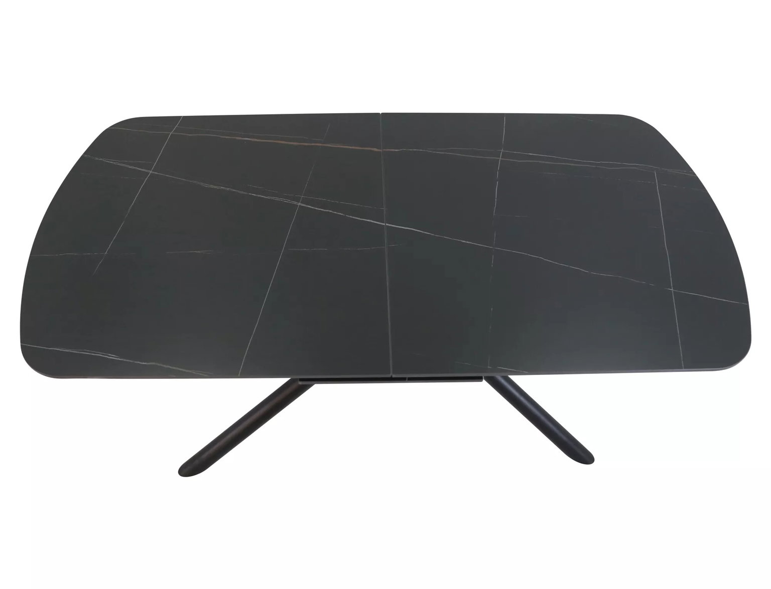 Valgomojo stalas Vector, 160-200 x 90 cm, juoda - 4
