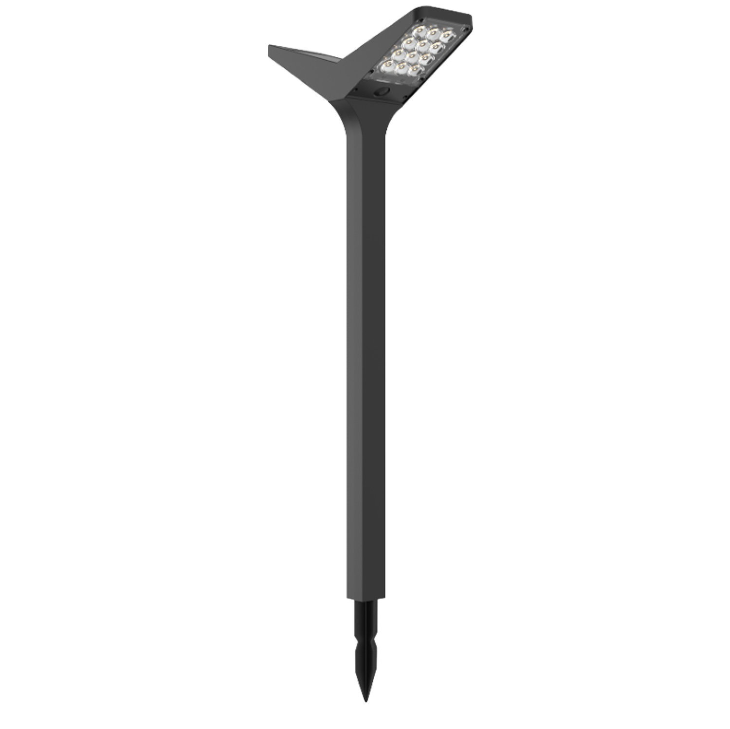 Įsmeigiamas LED lauko šviestuvas KAUFTEC SOLID, įkr. saulės energija, 13LED 1,5W 3000/6000K, 66,4cm-0