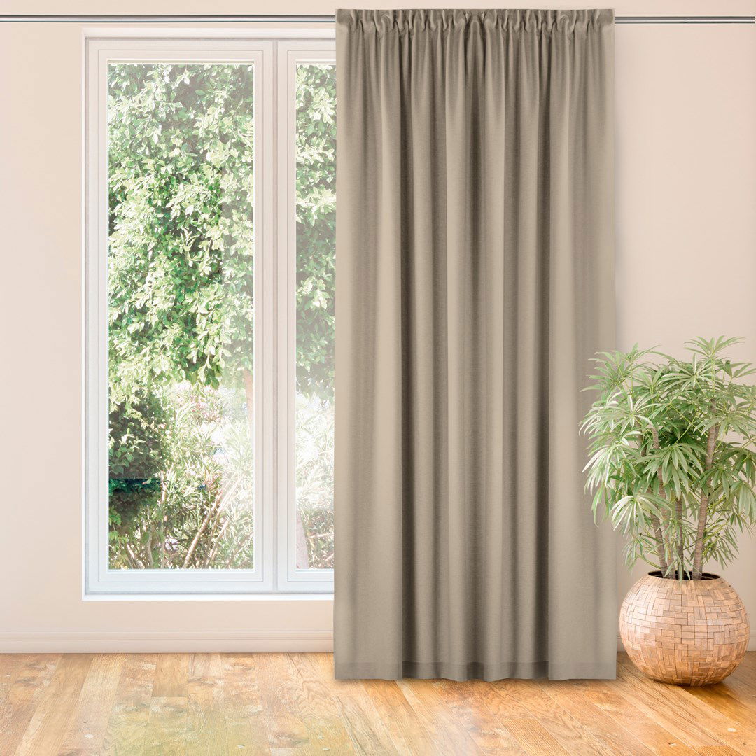 Naktinė užuolaida CARMENA  BEIGE PLEAT, 220x245 cm - 2