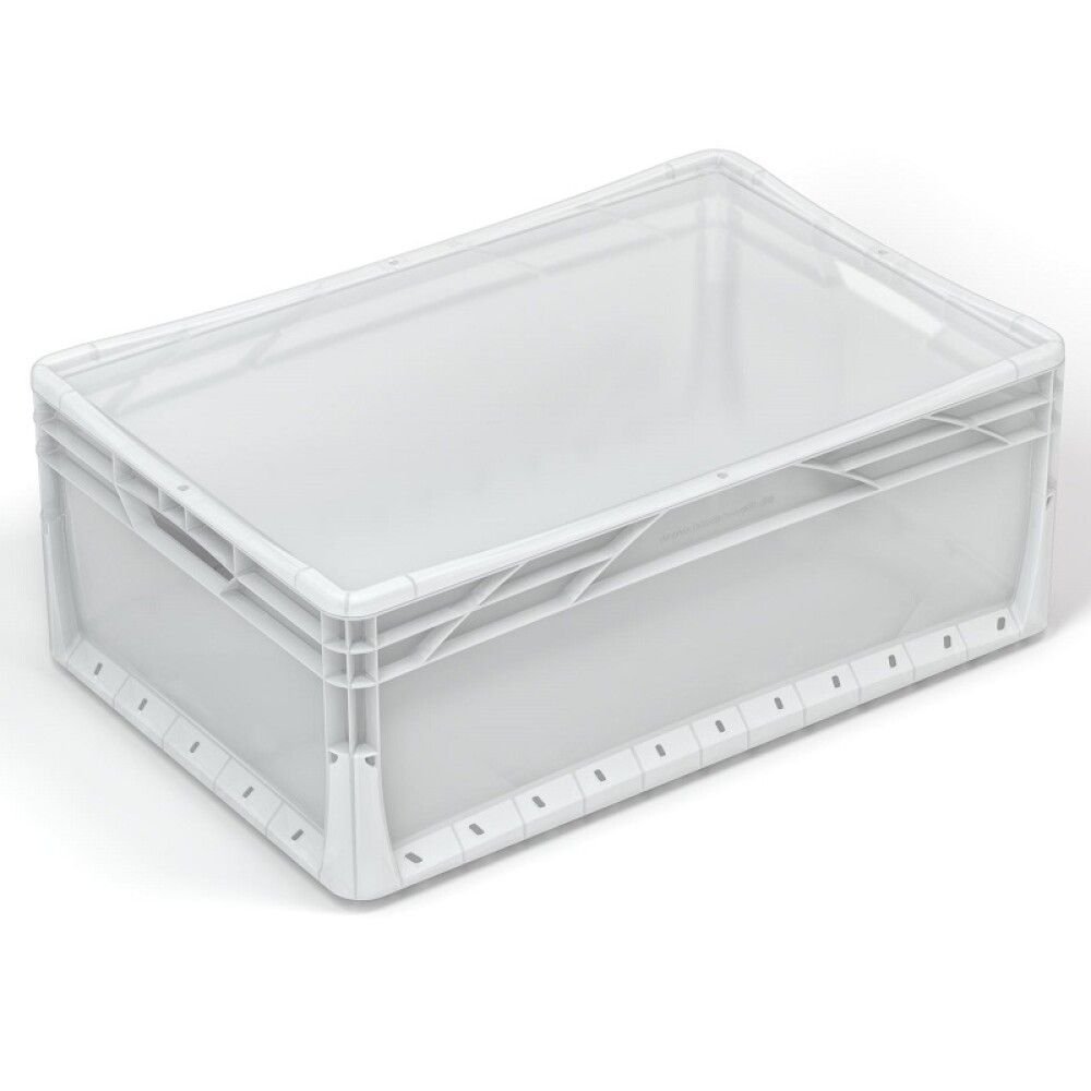 Daiktų laikymo dėžė Eurobox system, 60 x 40 xh 22 cm, skaidrios sp., 42 l