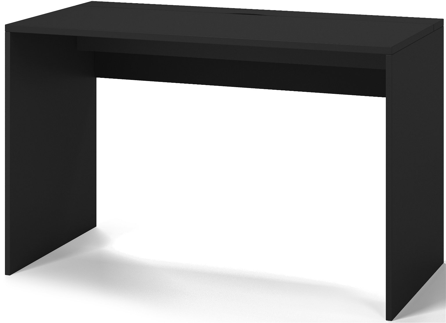 Rašomasis stalas Nevy, 140x75x60 cm, juoda