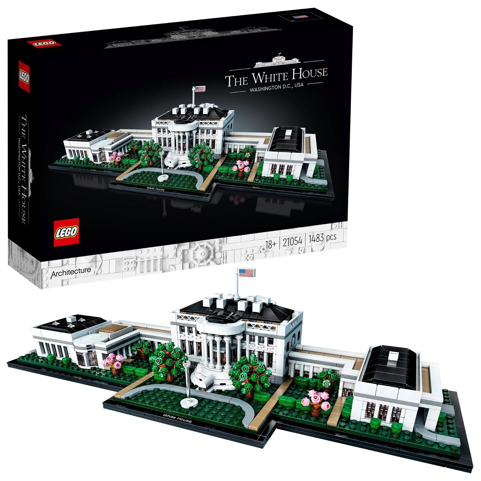 Konstruktorius LEGO® Architecture Baltieji rūmai 21054 - 2