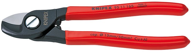 Kabelių žirklės KNIPEX 95 11 165, 165 mm-0