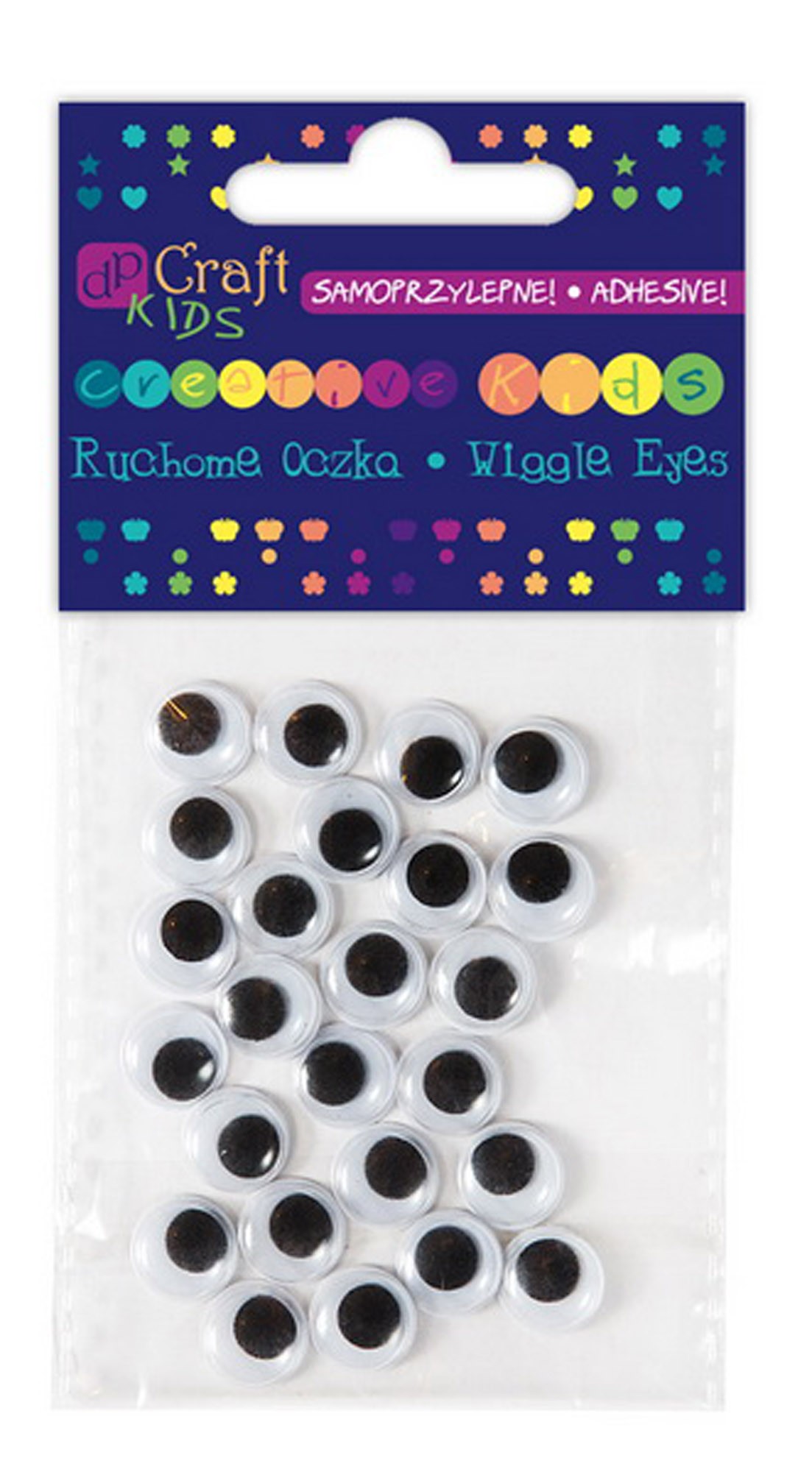 Lipnios judančios akys, 10 mm, 24 vnt.-0