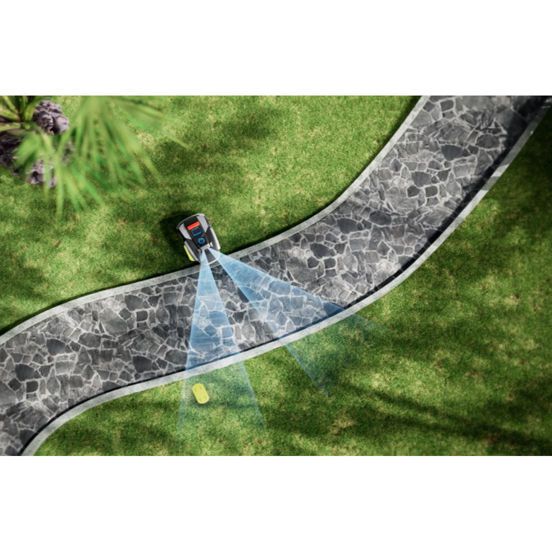 Belaidis vejos robotas SUNSEEKER V3, AI + VSLAM, skirtas vejoms iki 600 m²-1