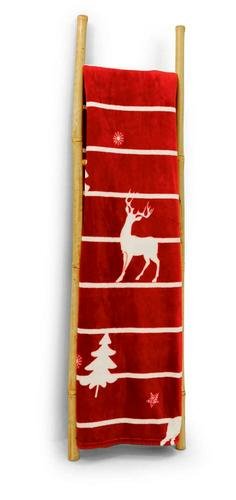 Kalėdinis pledas Novel-03, 150x200 cm, raufona