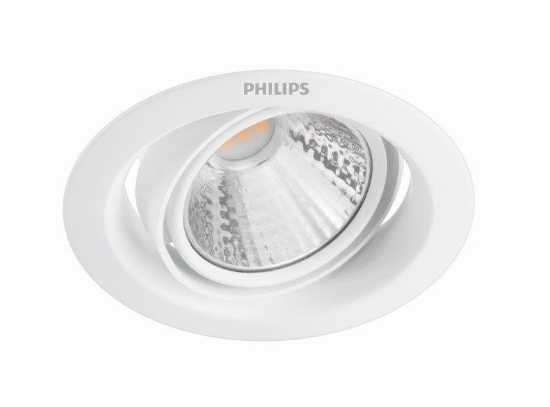 Įleidžiamas LED šviestuvas PHILIPS POMERON SCENE SWITCH, 5 W, 2700 K, 330 lm, dimeriuojamas Ø9 cm - 2