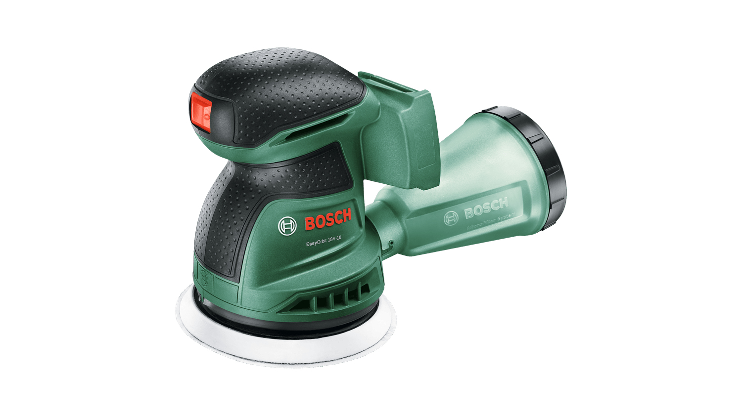 Akumuliatorinis ekscentrinis šlifuoklis BOSCH EasyOrbit 18V-10 Solo, 18 V, 125 mm, be akumuliator. - 1