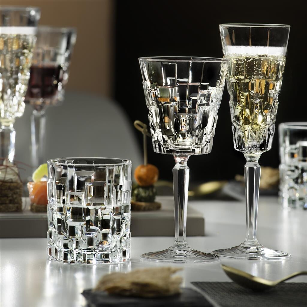 Krištolinės viskio stiklinės RCR ETNA, 6 vnt., 340 ml - 3