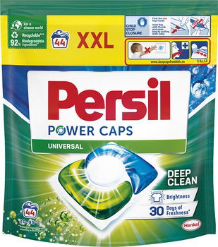 Skalbimo kapsulės PERSIL POWER CAPS White, 44 vnt-0