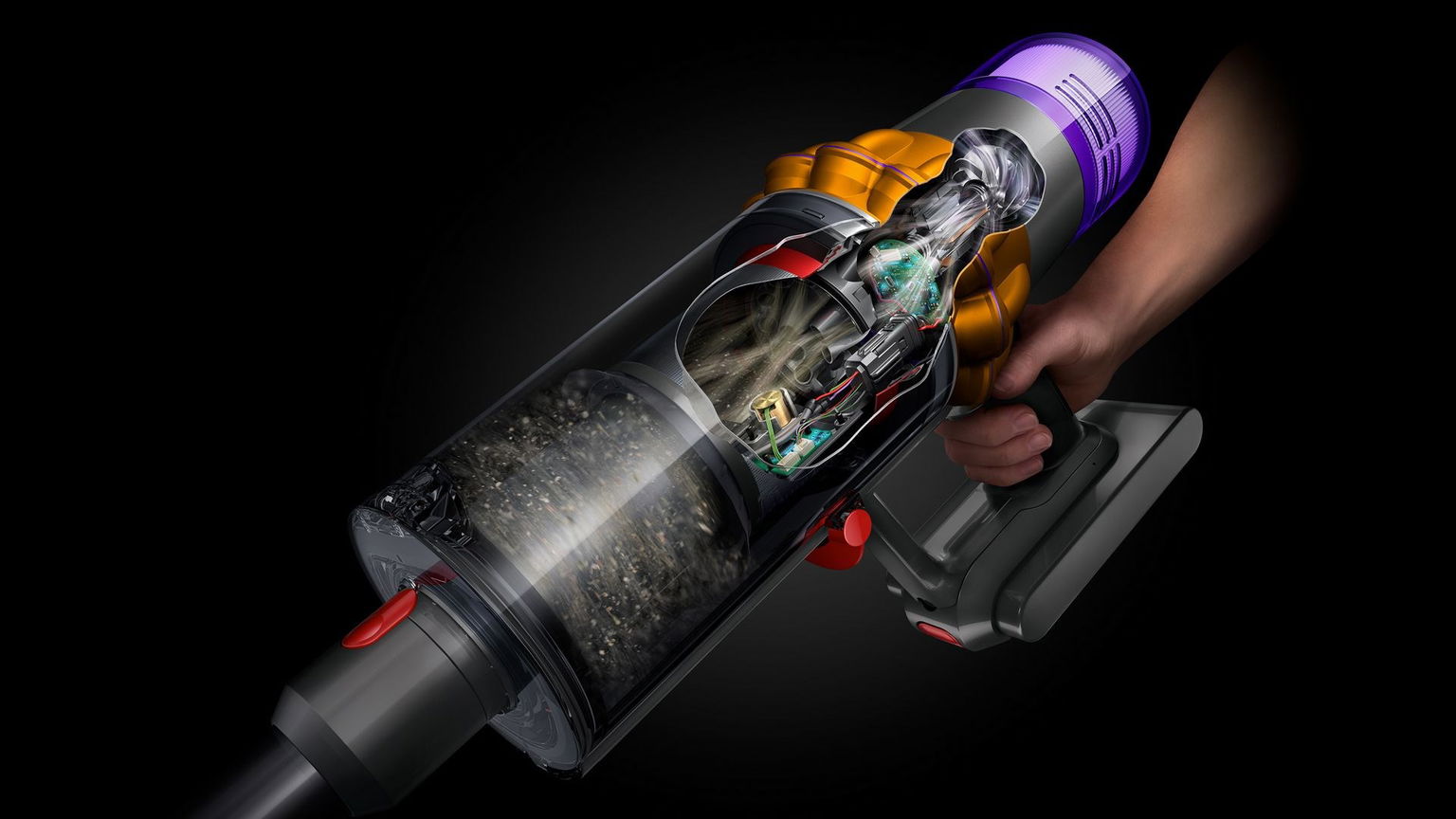 Belaidis dulkių siurblys-šluota DYSON V15 DETECT ABSOLUTE - 7
