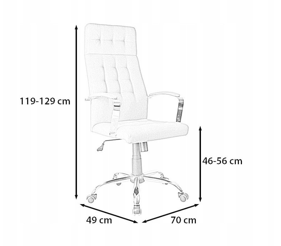 Biuro kėdė Q-136, pilka - 4