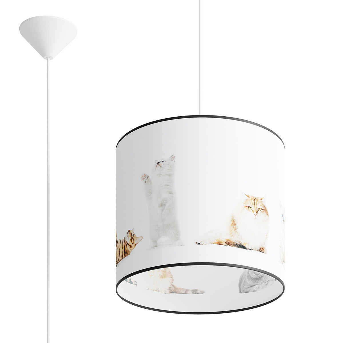 Pakabinamas šviestuvas SOLLUX KITTY 30, 1xE27, max 15 W LED, daugiaspalvis-0